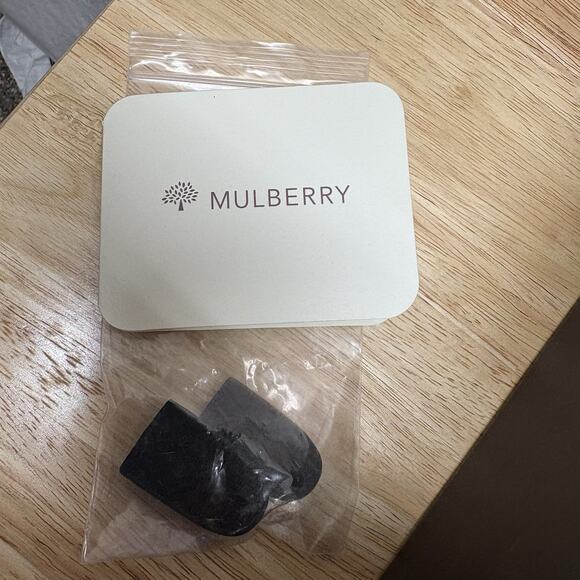 Mulberry Bayswater Peep Toe Cracked Metallic Silver Block Heel Pump EU Size 38.5 - Picture 16 of 16